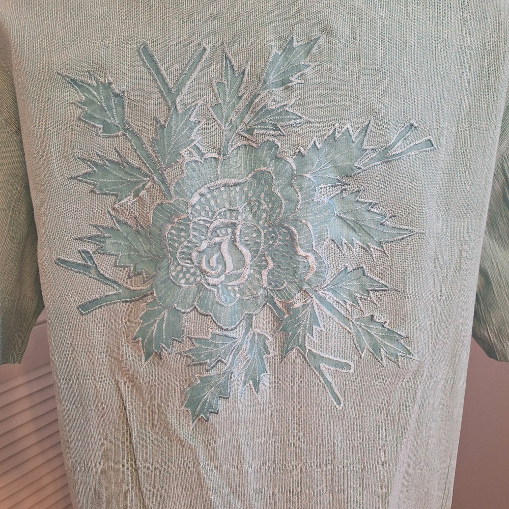 Rare vintage kokomo seafoam 2 PC maxi dress set sz medium *G - Picture 6 of 8